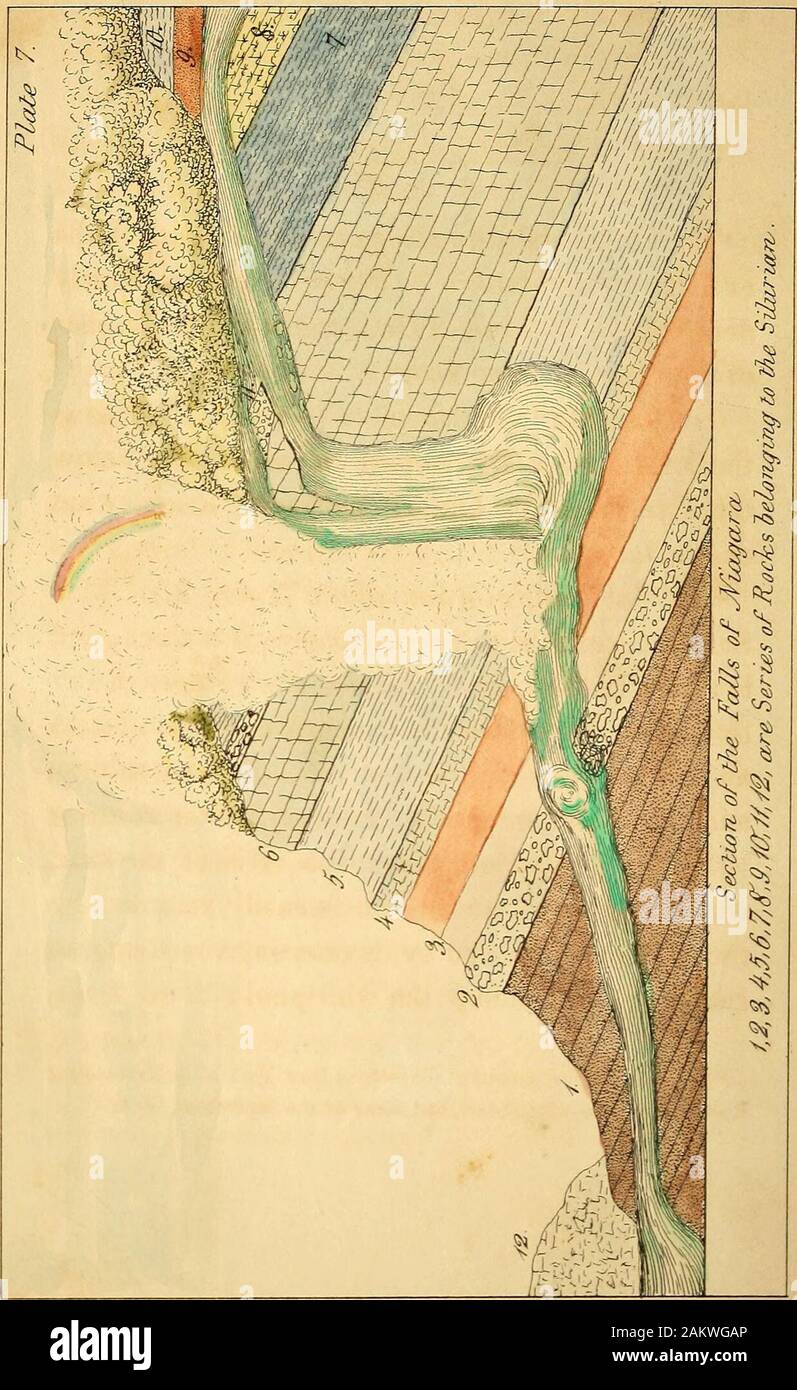 A geological history of Manhattan or New York island together with a map of  the island, and a suite of sections, tables and columns, for the study of  geology, particularly adapted for, image size:797x1390