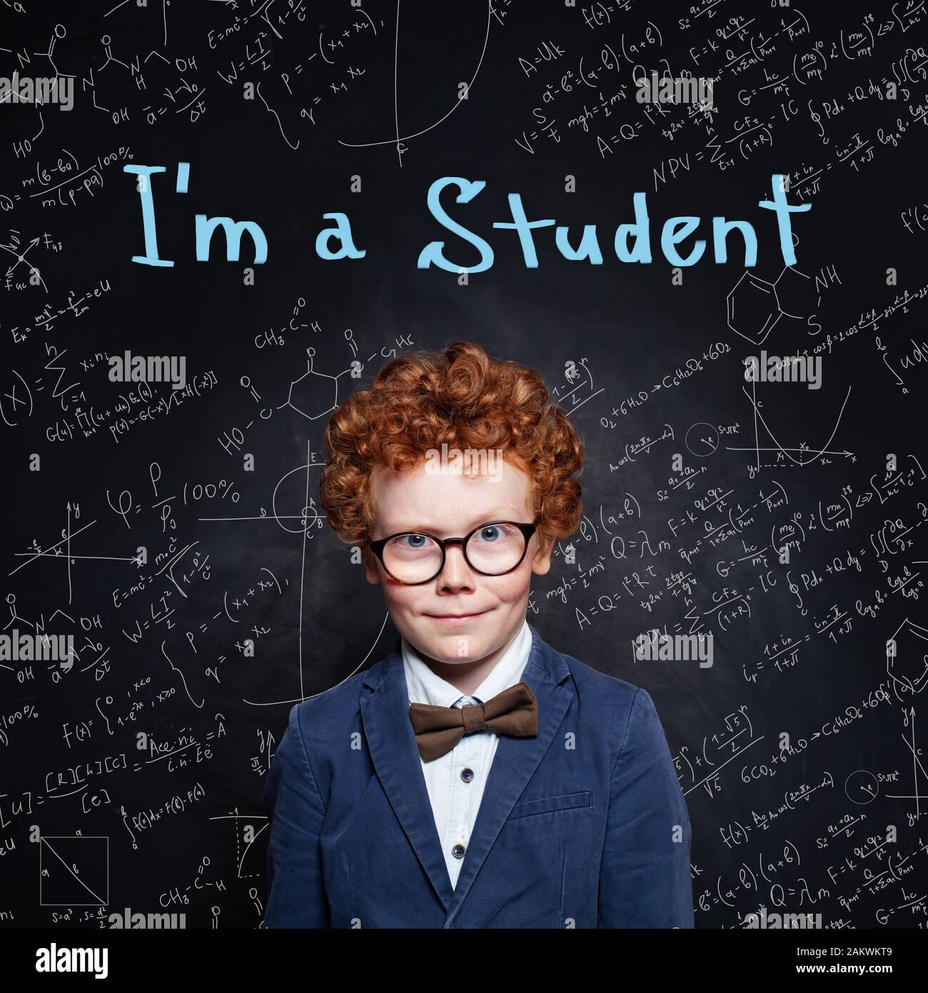 Happy kid schoolboy 9 years old Stock Photo - Alamy