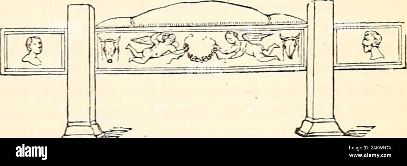 A dictionary of Greek and Roman antiquities.. . (alsocalled lectica funebris, lecticula, lectus funebris,feretrum or capulum), in which the dead were car-ried to the grave, seems to have been used amongthe Greeks and Romans from very early times. Inthe beauty and costliness of their ornaments theselecticae varied according to the rank and circum-stances of the deceased. [Funus, p. 55.9 a.] Thelectica on which the body of Augustus was carriedto the grave, was made of ivory and gold, and wascovered with costly drapery worked of purple andgold. (Dion Cass. lvi. 34 ; compare Dionys. Ant.Rom. iv. 7 Stock Photo