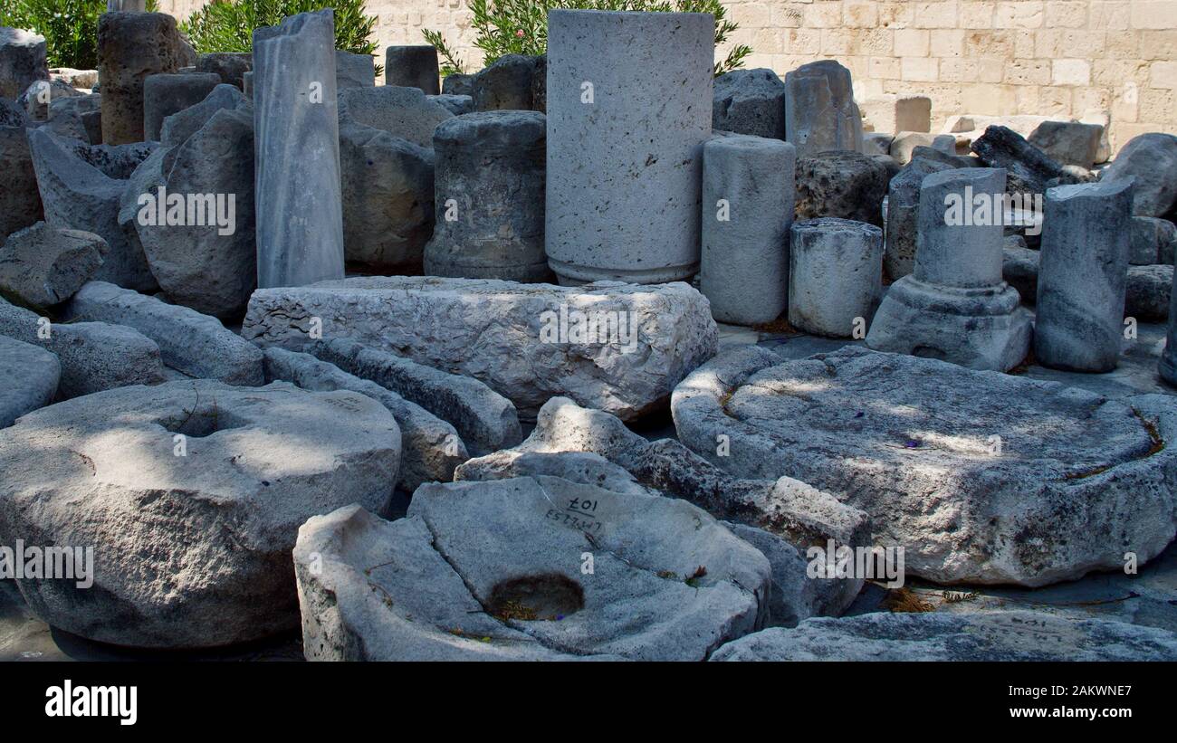 Archaeological excavations of ancient Greek civilization, the island of ...