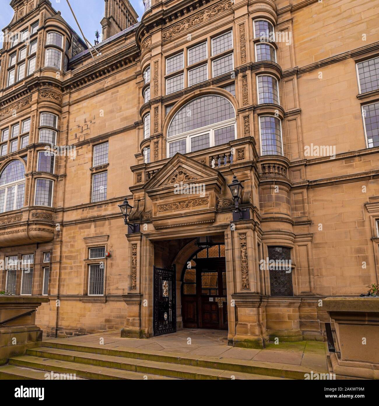 Wakefield Town Hall exterior. Wakefield. West Yorkshire. UK Stock Photo
