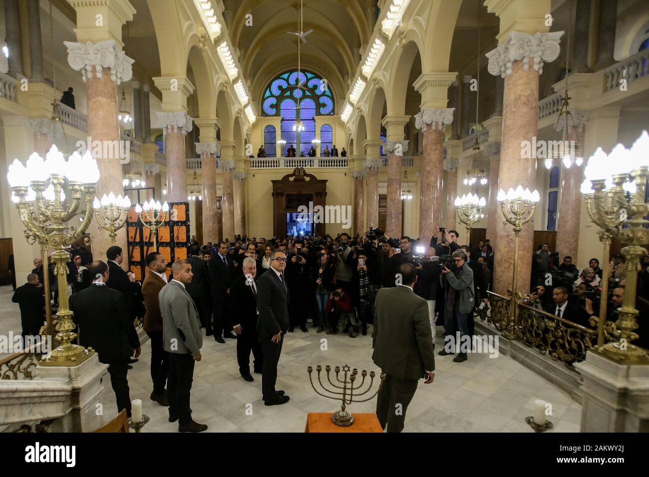 Alexandria, Egypt. 10th Jan, 2020. A view inside the renovated Eliyahu