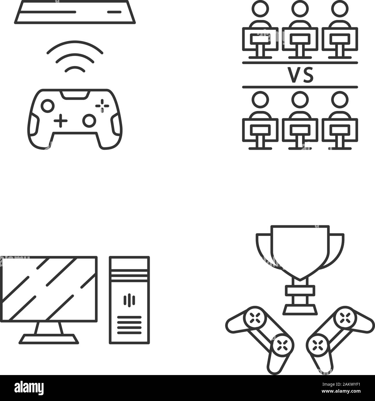 doodle games game art with gaming tools hardware and black and white color  vector illustration Stock Photo - Alamy