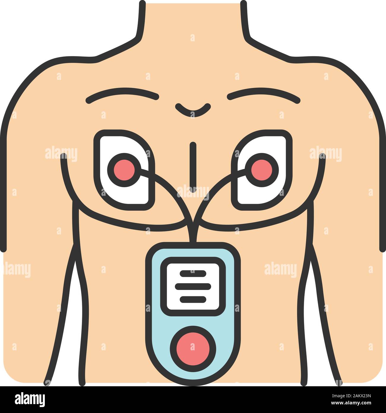 Transcutaneous Electrical Nerve Stimulation (TENS) Therapy, Limoges  hospital, France Stock Photo - Alamy