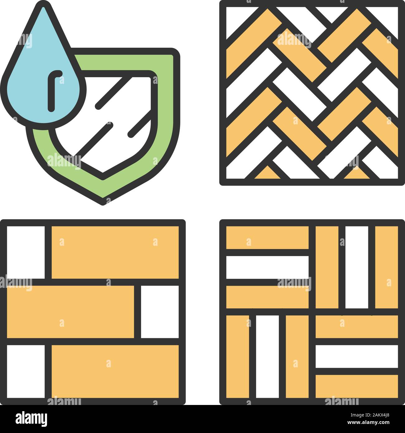 Waterproof Wood Flooring Color Icon Durable Water Resistant