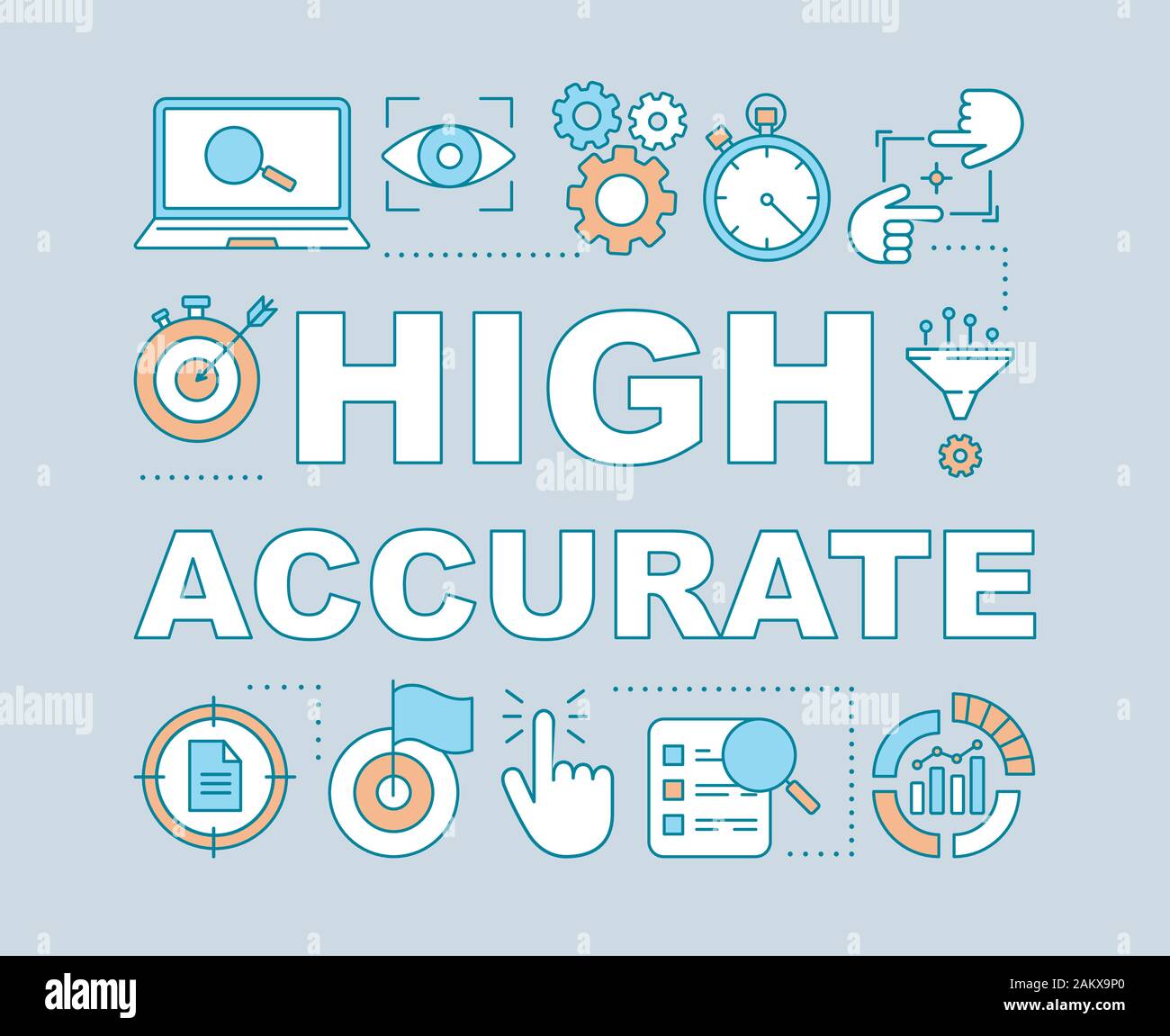 Word accurate Stock Vector Images - Alamy