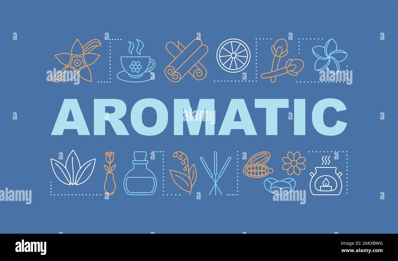 Aromatic word concepts banner. Spa. Aromatherapy. Organic aroma