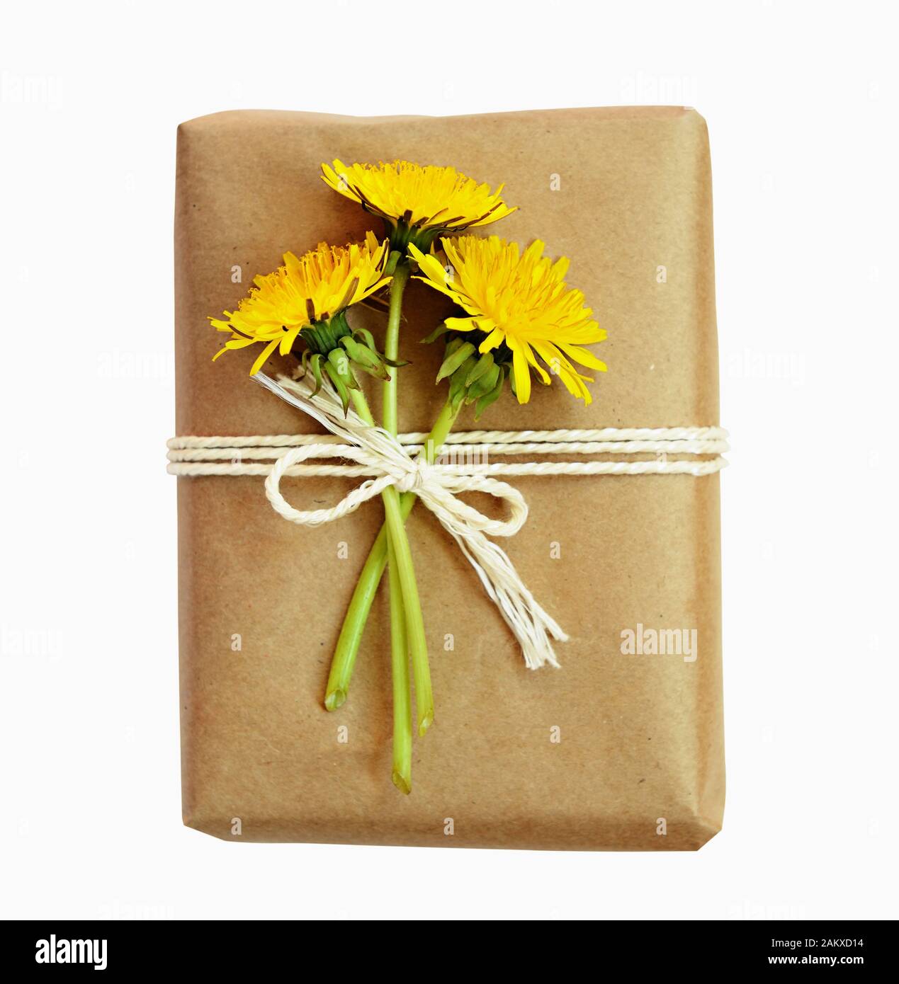 Florist wraps flower bouquet in brown paper and twine 12678683 Stock Video  at Vecteezy