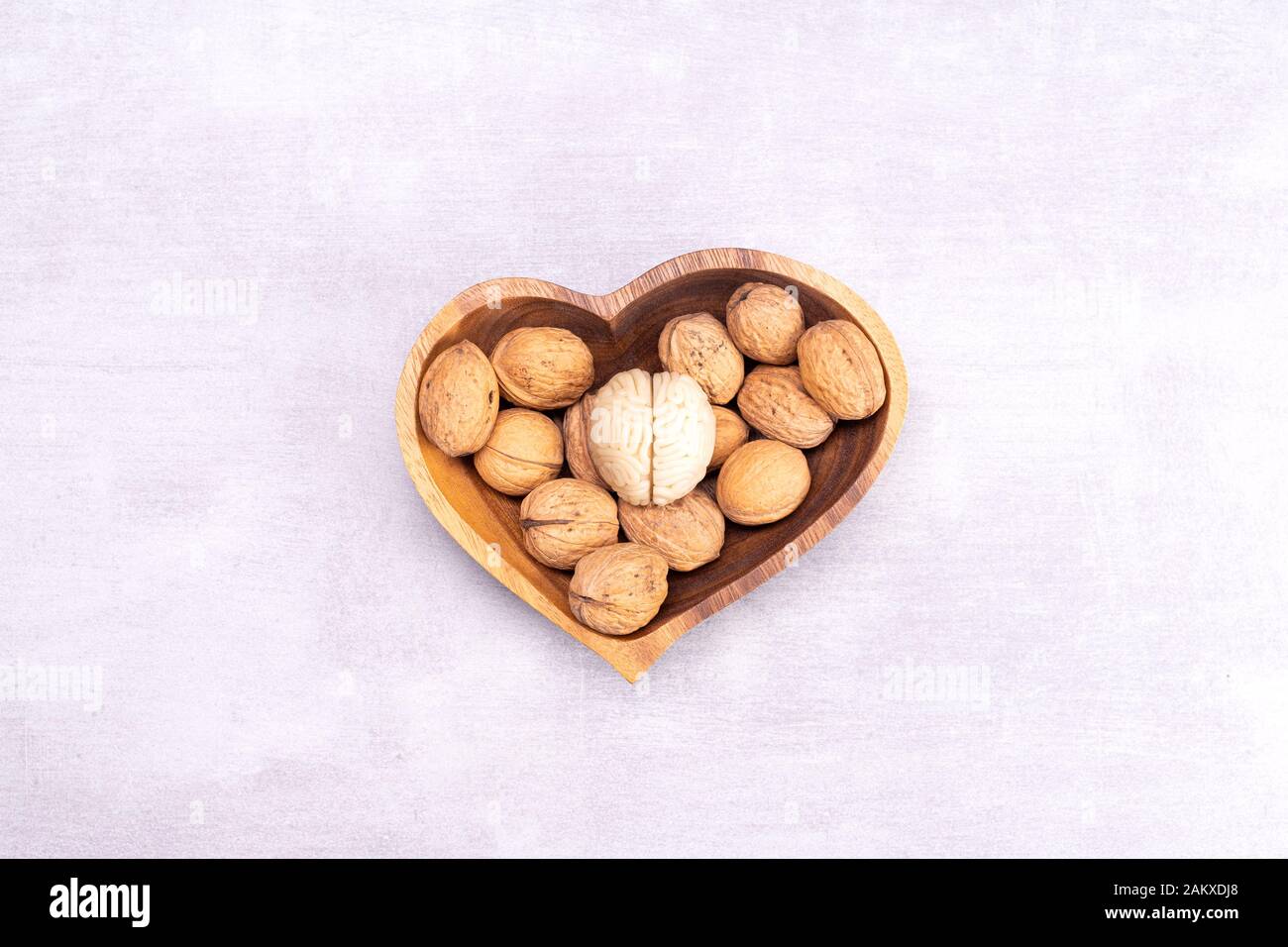 Walnuts love healthy brain foods. The shape of the human brain is