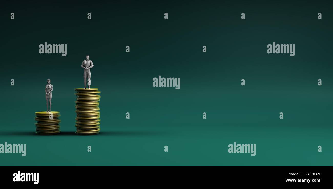 Income Inequality for Economic and Social Challenges Concept Stock Photo