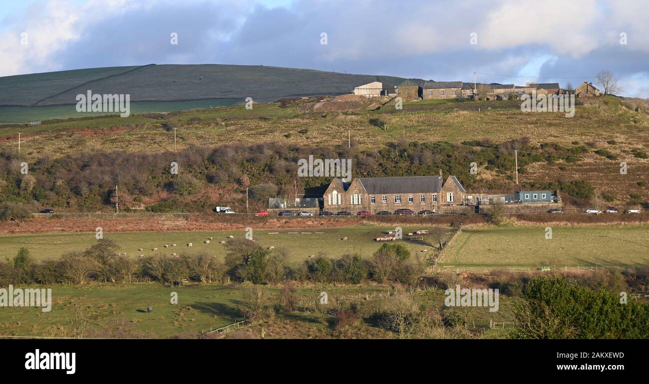 Thornsett Primary School, Derbyshire Stock Photo