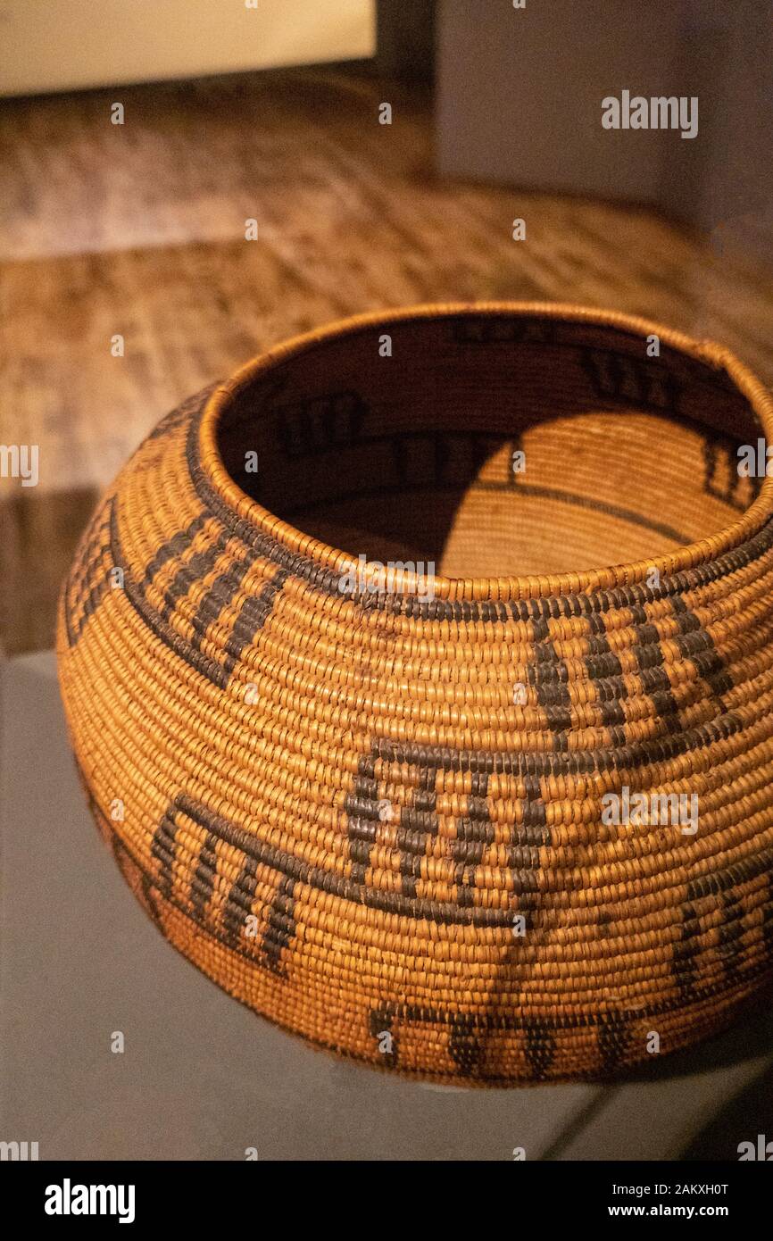 California Indian Basket Stock Photos & California Indian Basket Stock