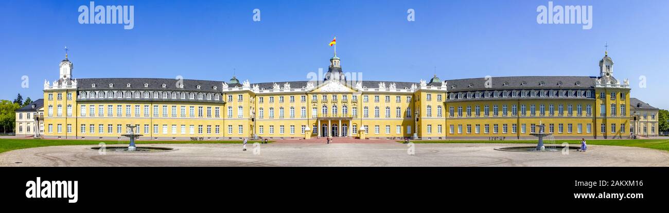 Castle Karlsruhe in Karlsruhe, Germany Stock Photo