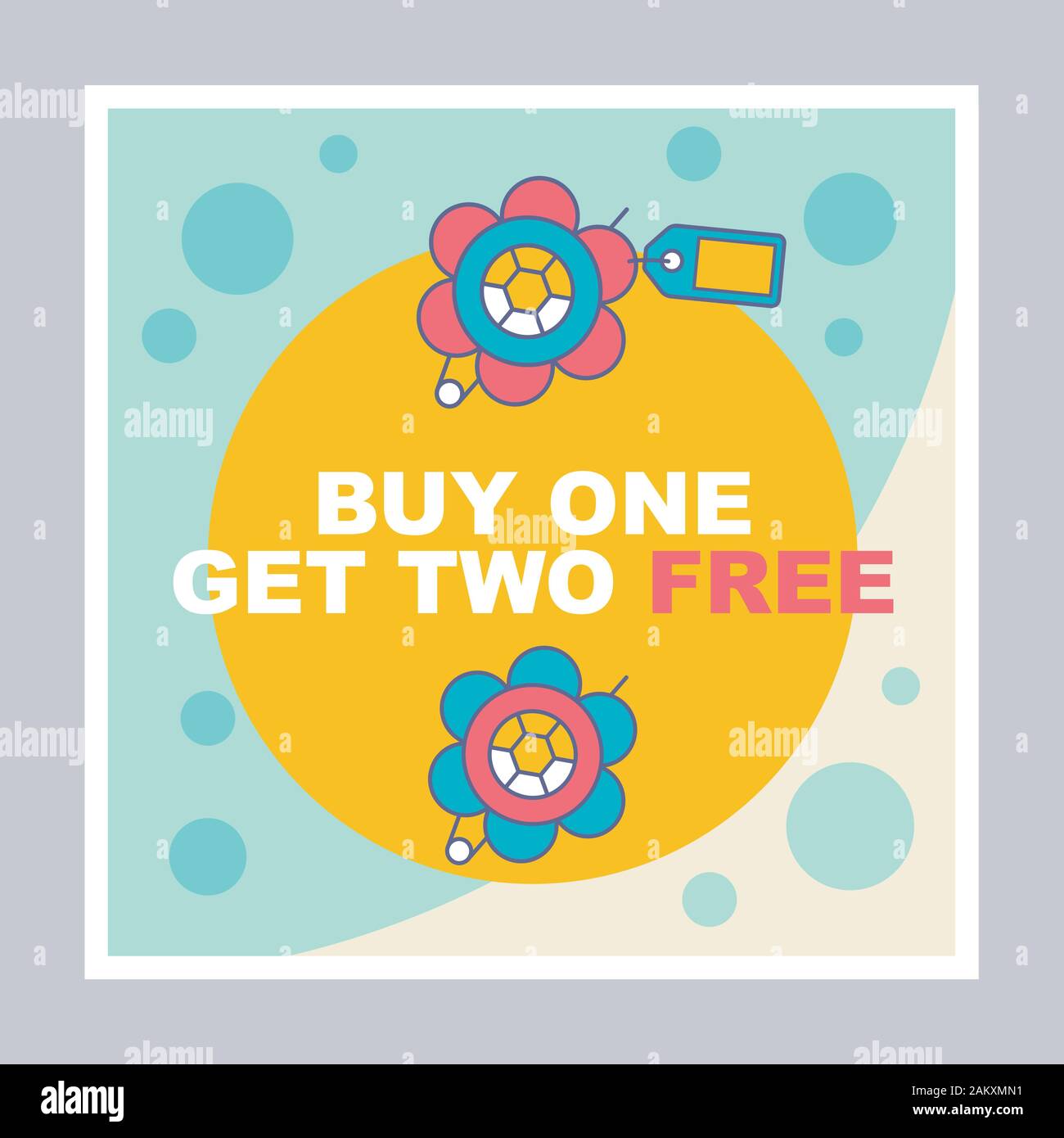 Download Buy One Get Two Free Social Media Posts Mockup Sale Advertising Web Banner Design Template Social Media Booster Content Layout Isolated Promotion Stock Vector Image Art Alamy PSD Mockup Templates