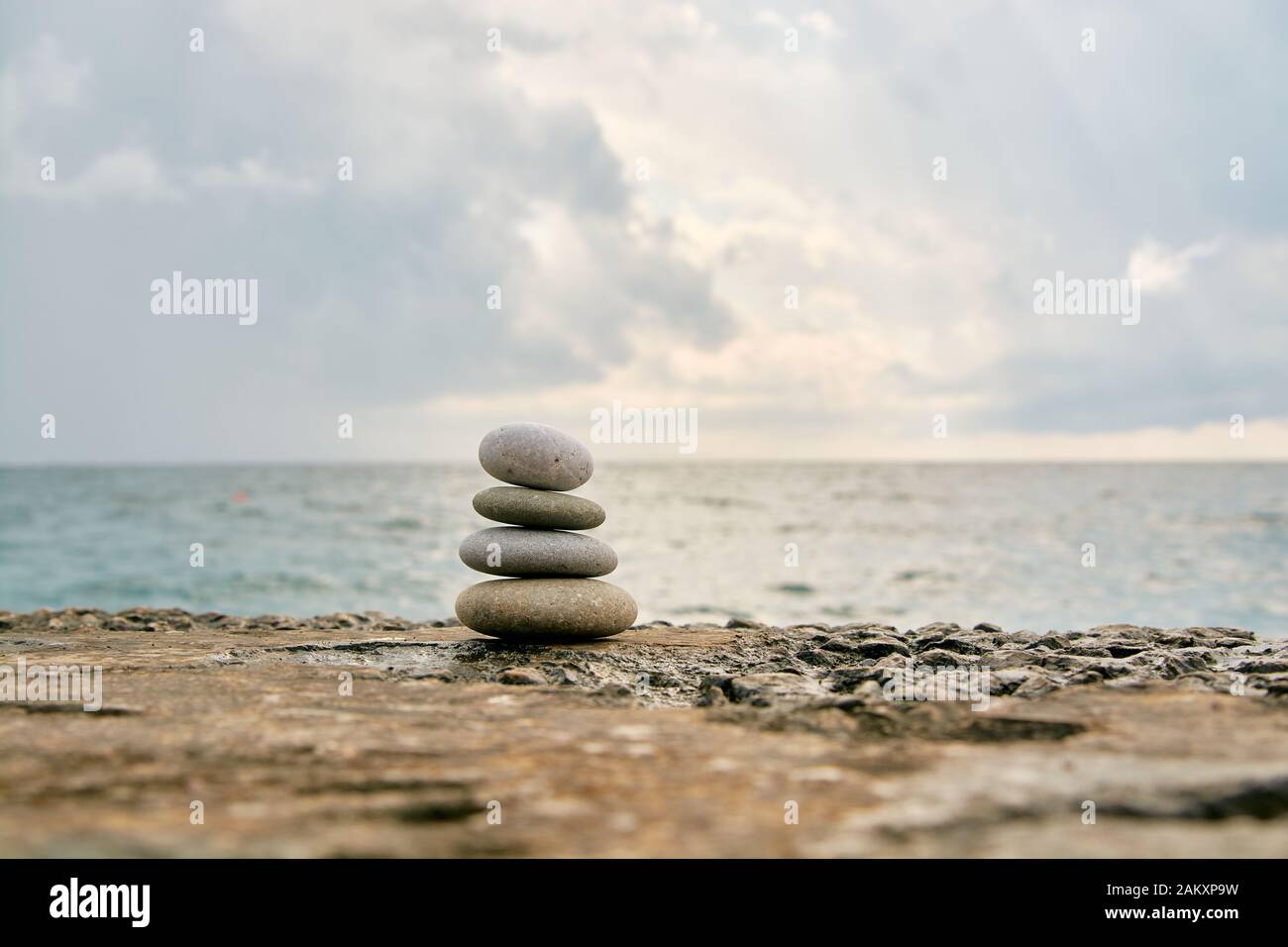 Stone Stack Beach High Resolution Stock Photography and Images - Alamy