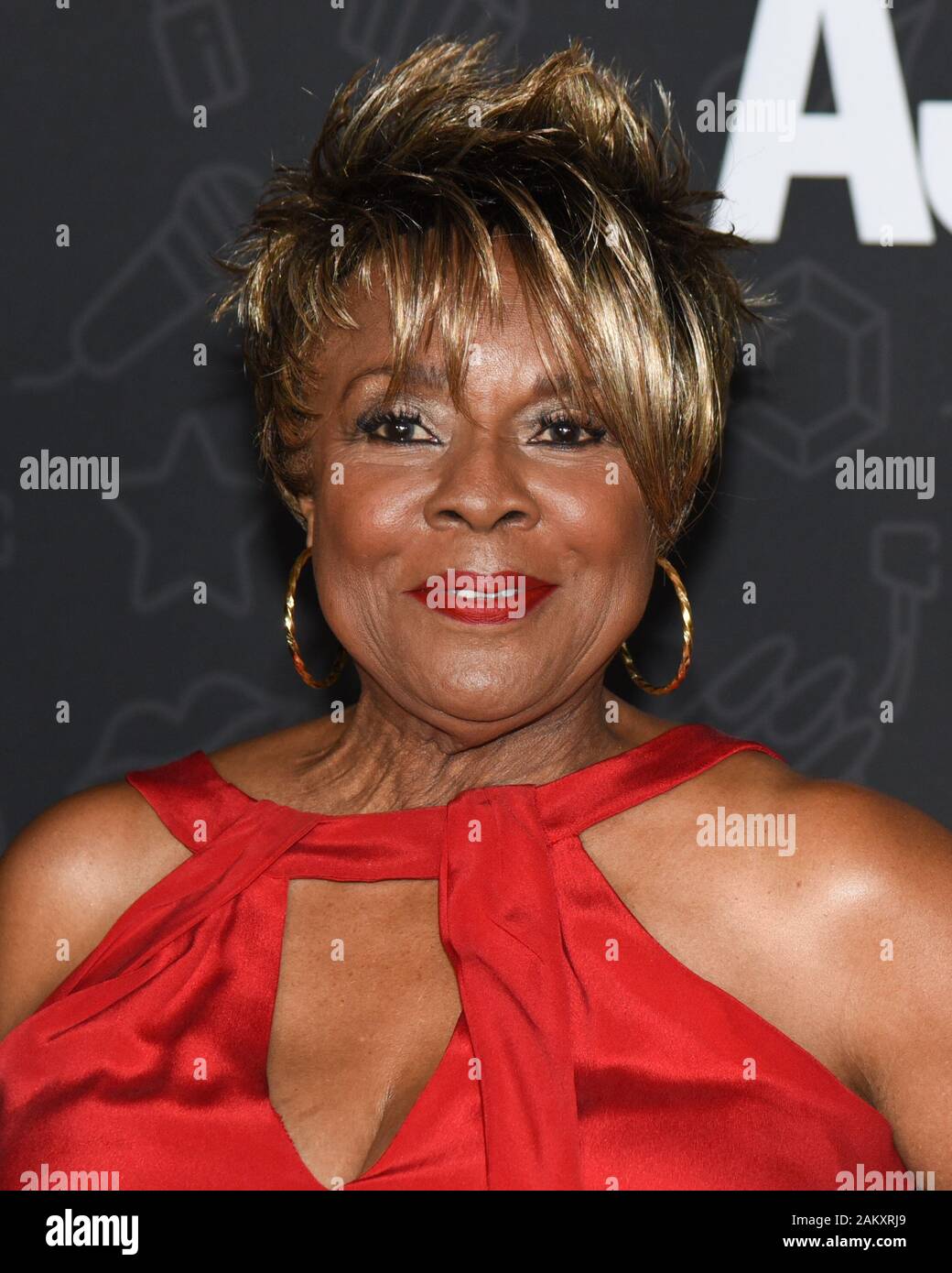 January 9, 2020, Hollywood, CA, USA: Thelma Houston attends Netflix's ''AJ And The Queen'' Season 1 Premiere at The Egyptian Theatre in Hollywood. (Credit Image: © Billy Bennight/ZUMA Wire) Stock Photo