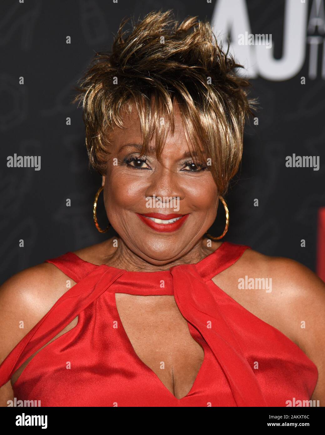 January 9, 2020, Hollywood, CA, USA: Thelma Houston attends Netflix's ''AJ And The Queen'' Season 1 Premiere at The Egyptian Theatre in Hollywood. (Credit Image: © Billy Bennight/ZUMA Wire) Stock Photo