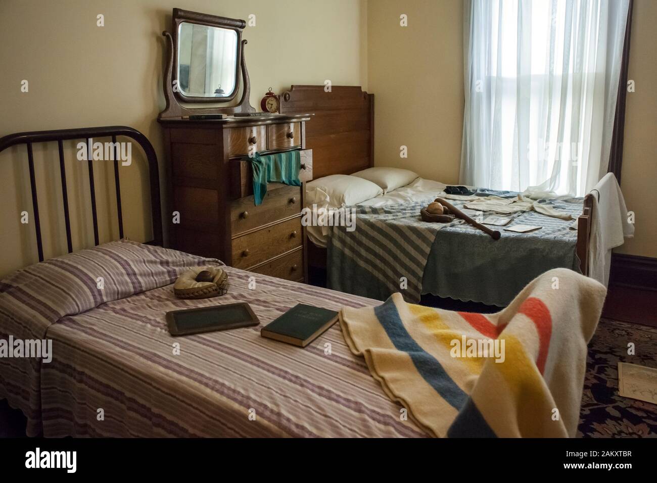 Bedroom of the house where Martin Luther King born and grew up in