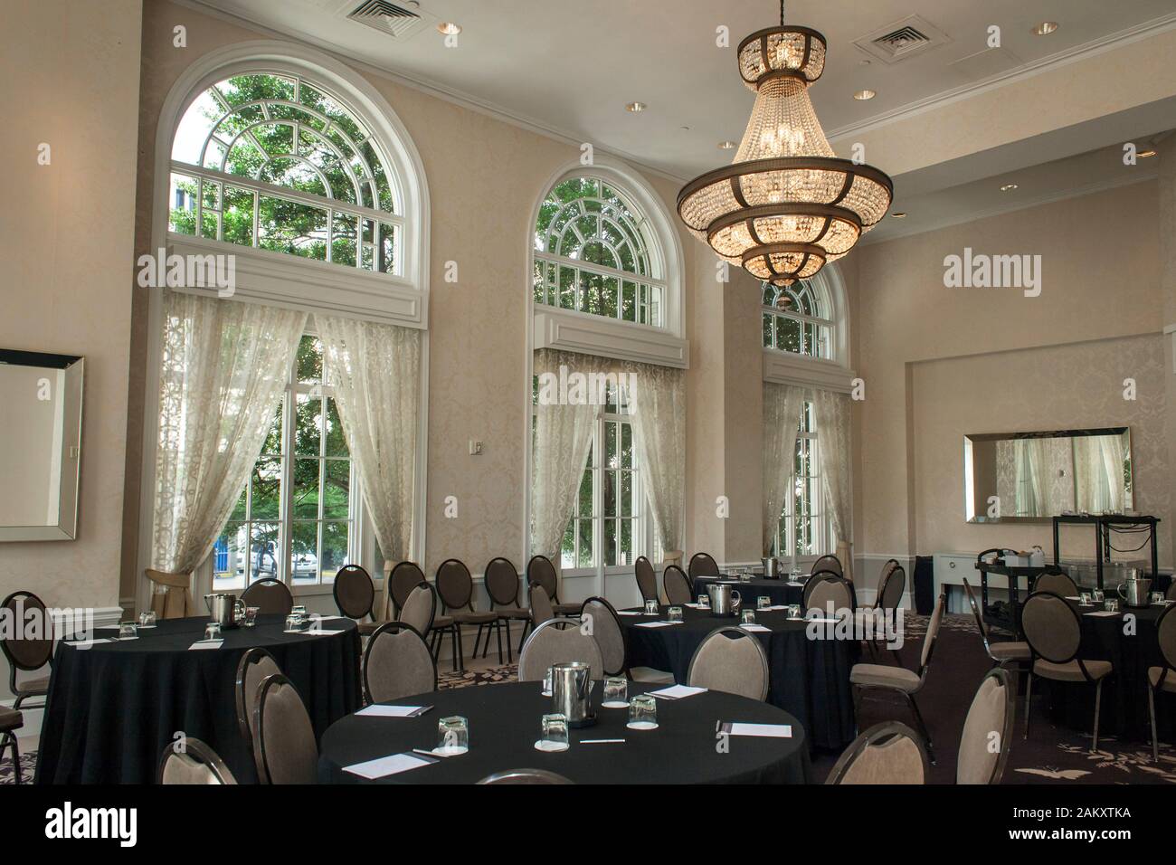 Dining room of the Terrace Hotel, Midtown Atlanta,