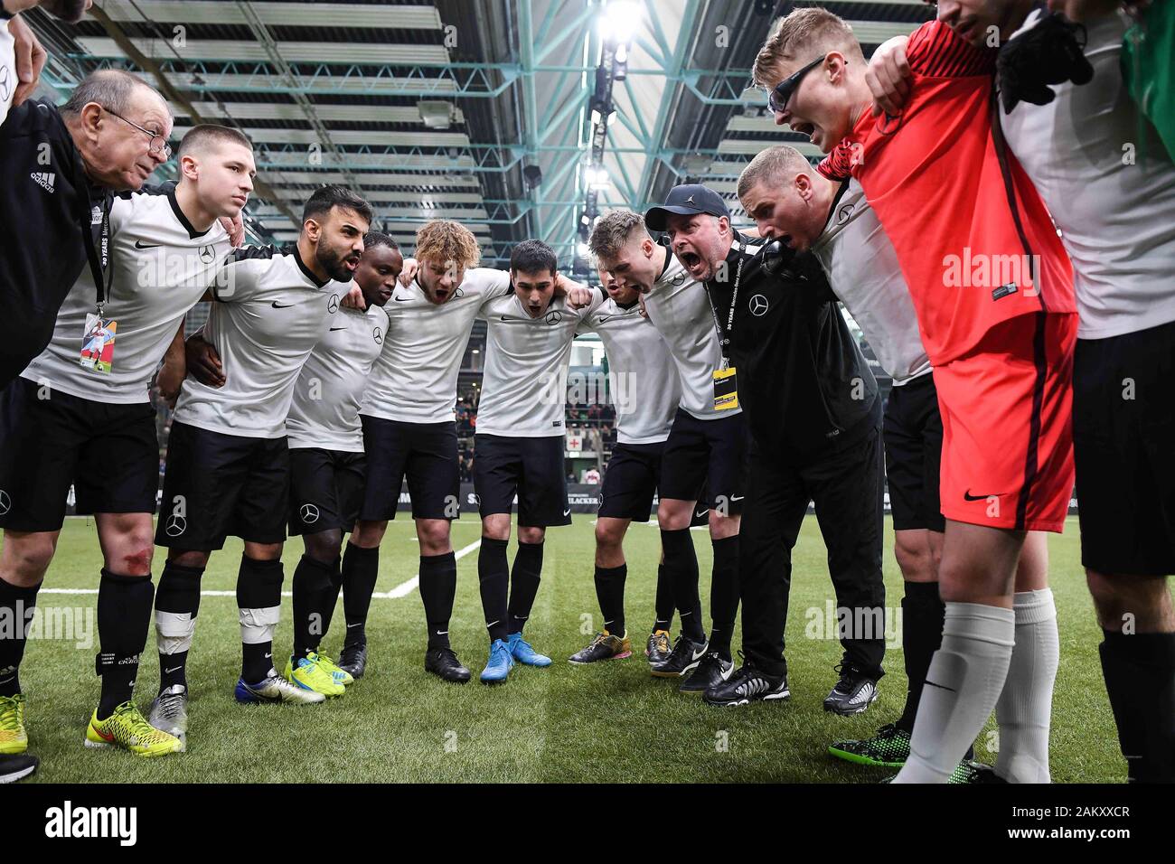 Sindelfingen Deutschland 05th Jan Trainee Tournament Final Trainee Team At The Woerth Plant Versus Trainee Team At The Bremen Plant Ges Fussball Mercedes Benz Juniorcup January 5th Football Soccer Mercedes Benz Juniorcup