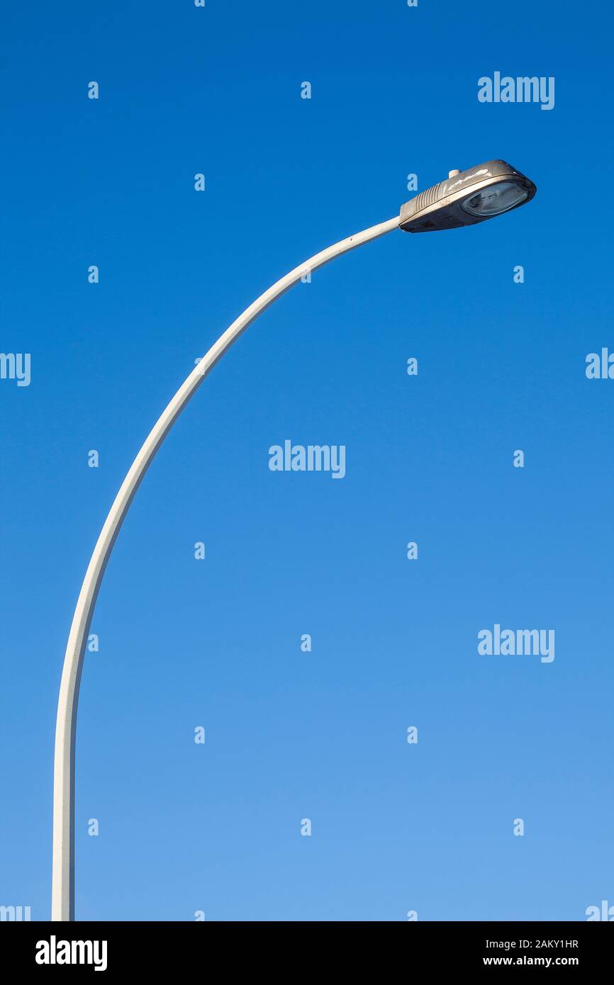 Street light and blue sky Stock Photo