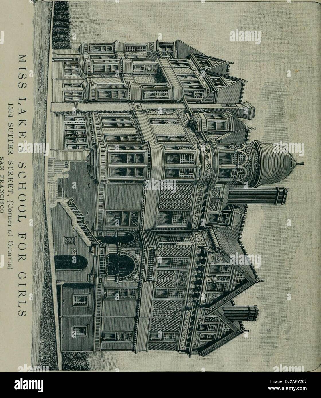 San Francisco blue book and Pacific Coast elite directory . 5 3 Prepares for the University Prepares fur Eastern Colleges FOURTEENTH YEAREIGHTEEN PROFESSORS AND TEACHERS EVERY HOME COMFORT AND CARE Private Assistance to Rapid and Thorough Advancement FULL ACADEMIC COURSE. ANCIENT AND MODERN LANGUAGES. VOCALAND INSTRUMENTAL MUSIC. DRAWING AND PAINTING Foi Illustrated Catalogue or Information, address REV. EDWARD B. CHURCH, A. M. PRINCIPAL 1036 VALENCIA STREET SAN FRANCISCO, CAL.. Stock Photo
