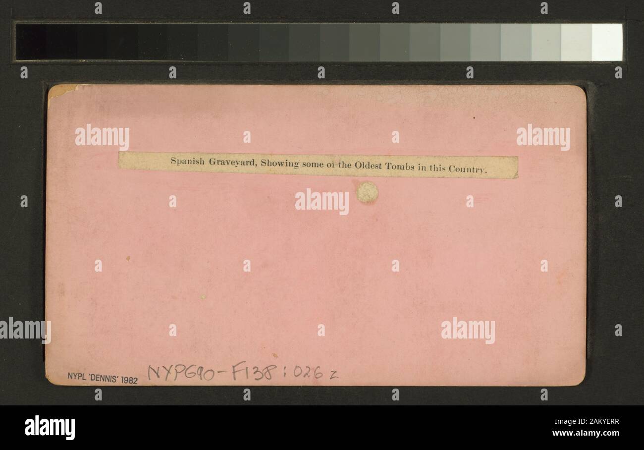 Spanish graveyard, showing some of the oldest tombs in the country Spanish graveyard, showing