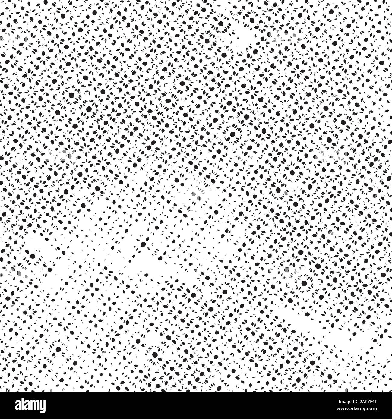 Distress grunge halftone overlay texture. Dirty noise aging pop art design template. EPS10 vector. Stock Vector