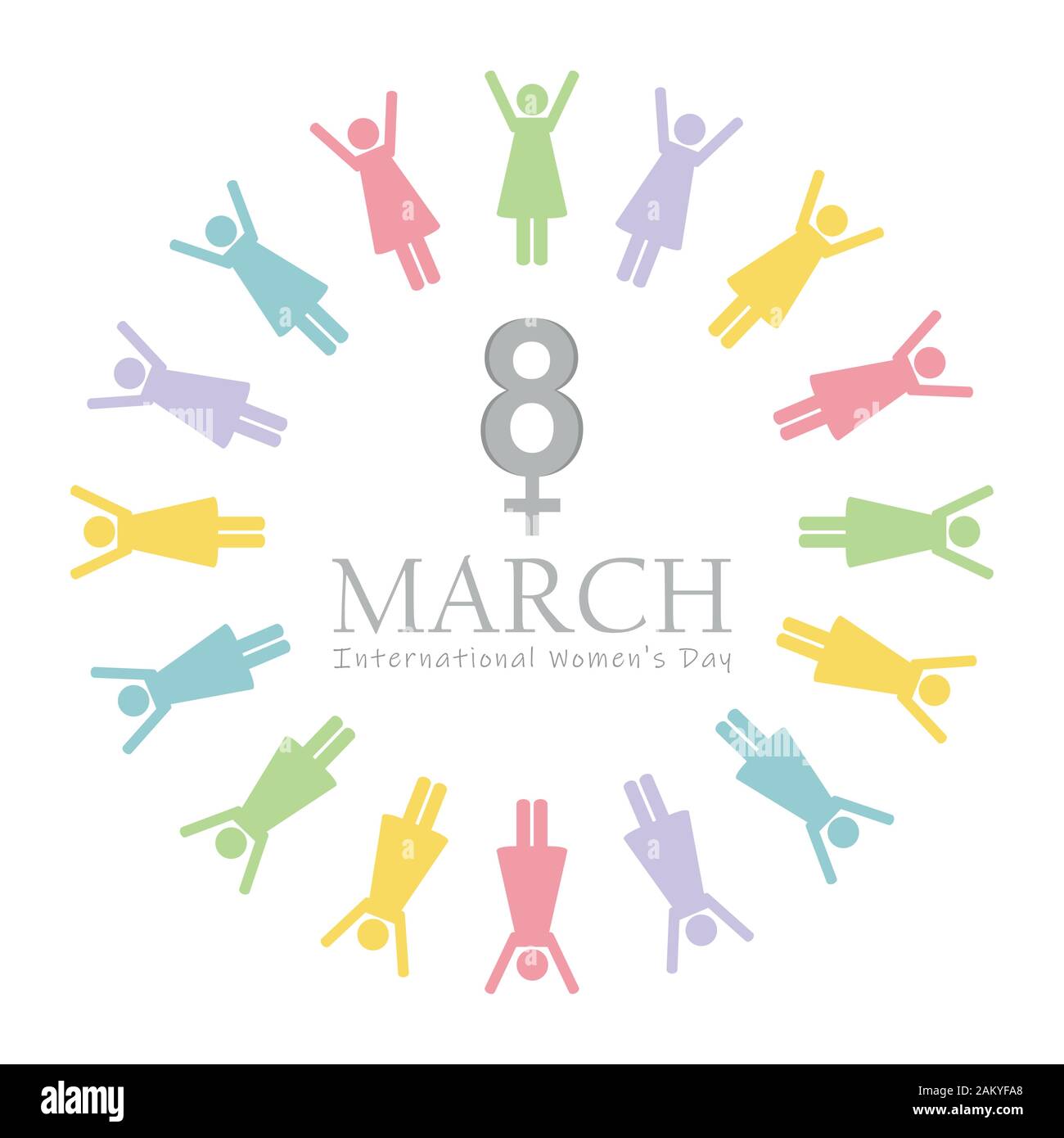 March the 8th Cut Out Stock Images Pictures Alamy