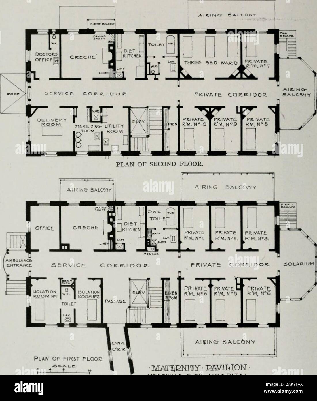 The American hospital of the twentieth century; a treatise on the 