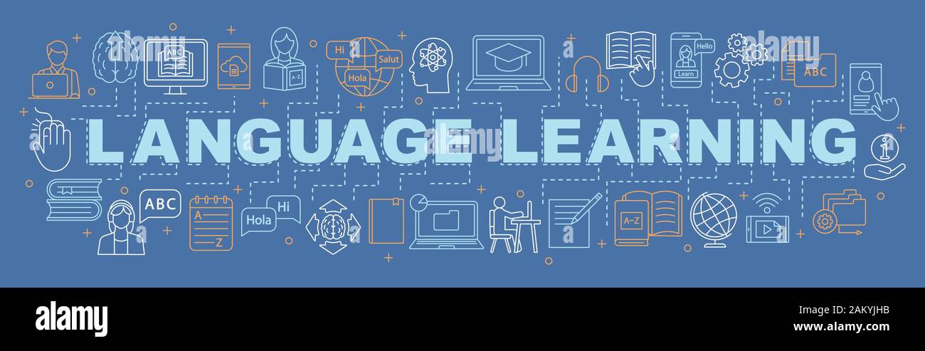 Foreign Language Lettering Video tutorial text lettering hi-res stock photography and images - Alamy