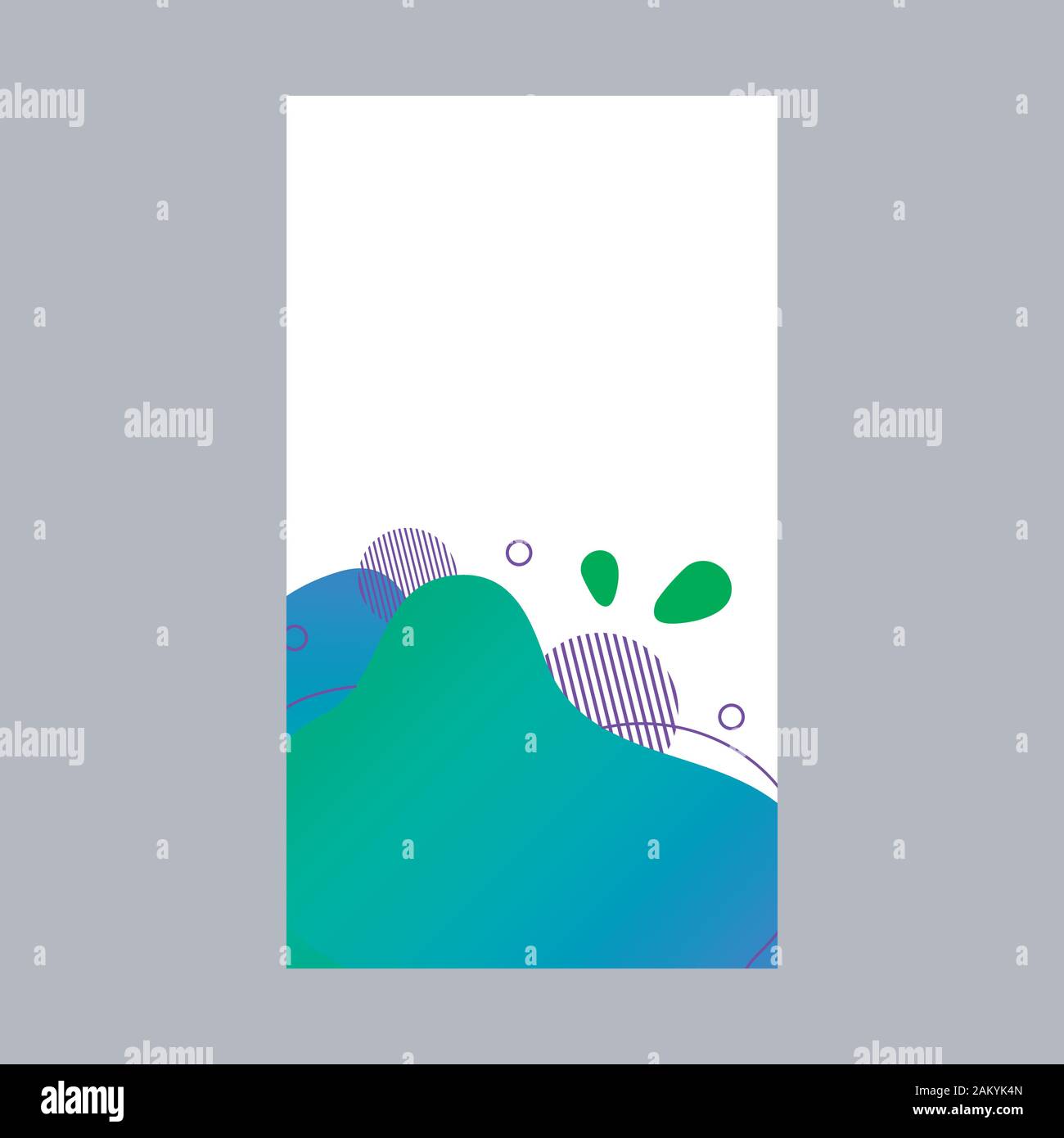 Blue Dynamic Abstract Fluid Social Media Background Wavy Bubble