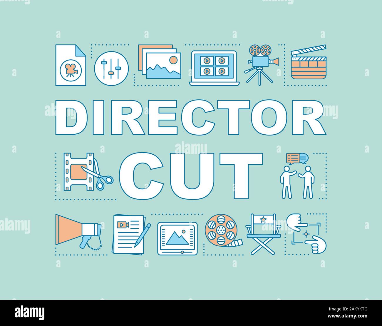 Director Cut Word Concepts Banner Video Post Production Final