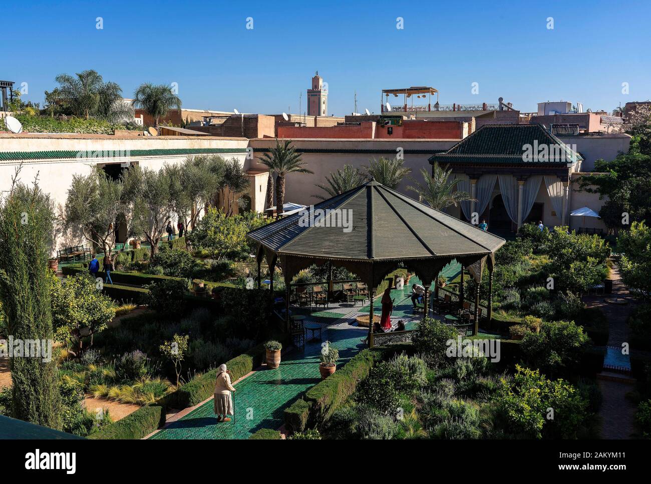 Le Jardin Secret,Marrakech Stock Photo