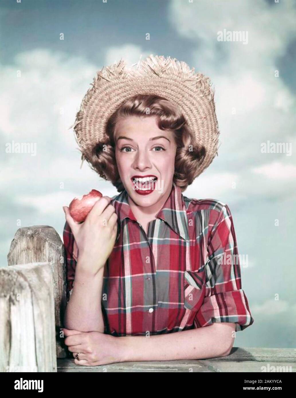 ROSEMARY CLOONEY (1928-2002) Promotional photo of American singer and film actress  about 1955 Stock Photo