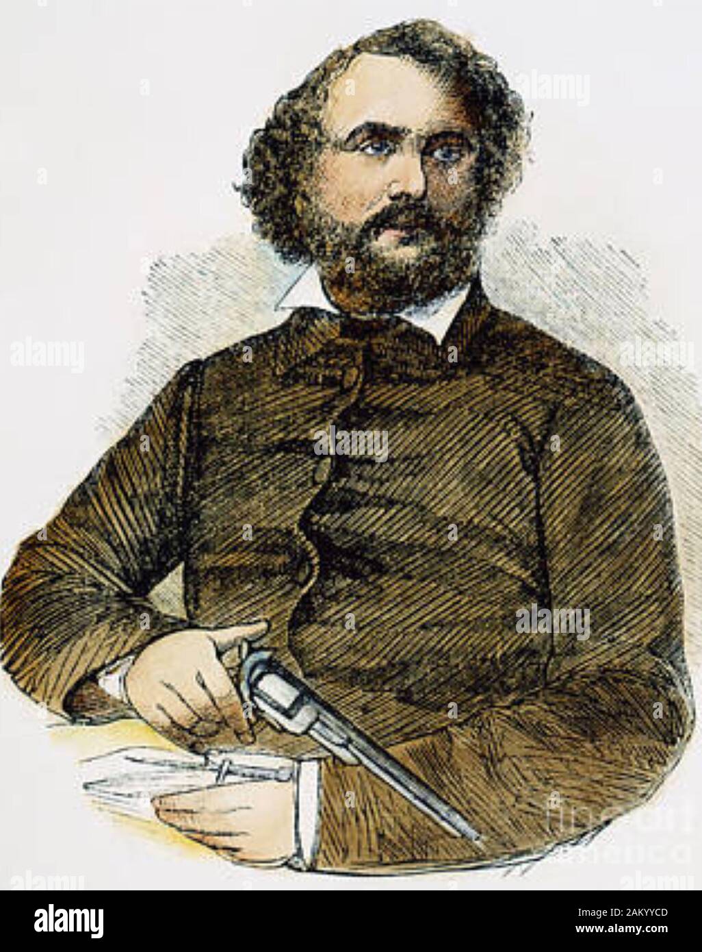 SAMUEL COLT (1814-1862) American inventor and industrialist, founder of the  fire-arms company named after him Stock Photo - Alamy