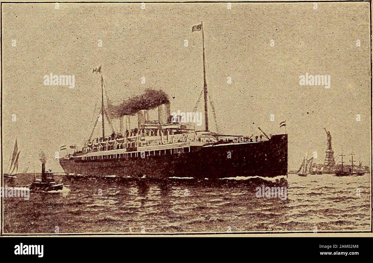 Grand winter excursions to the Azores, Madeira, the Mediterranean and the Orient . 37 EXPRESS SERVICE TO ALEXANDRIA, EGYPT, DIRECT, via Gibraltar, Algiers arid Ger^oa. THE twin-screw express steamer Normannia, Capt. Barends,will leave New York on January 5, 1895, for Alexandria,Egypt, touching at Gibraltar, Algiers and Genoa, thus accom-modating the large and constantly increasing American wintertravel to Egypt, Palestine, etc., and offering unusual facilitiesfor reaching these countries.. TWIN-SCREW EXPRESS STEAMER. The trip from New York to Alexandria will occupy only four-teen days, so that Stock Photo