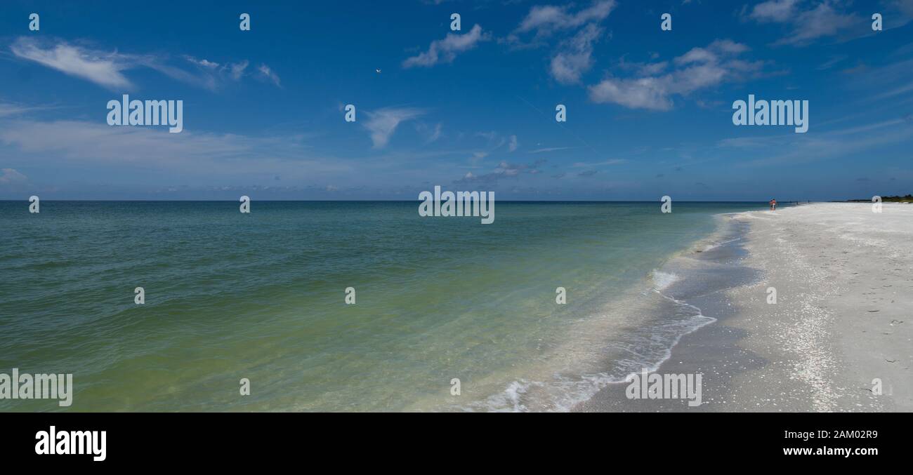 Sanibel Island Beach Stock Photo