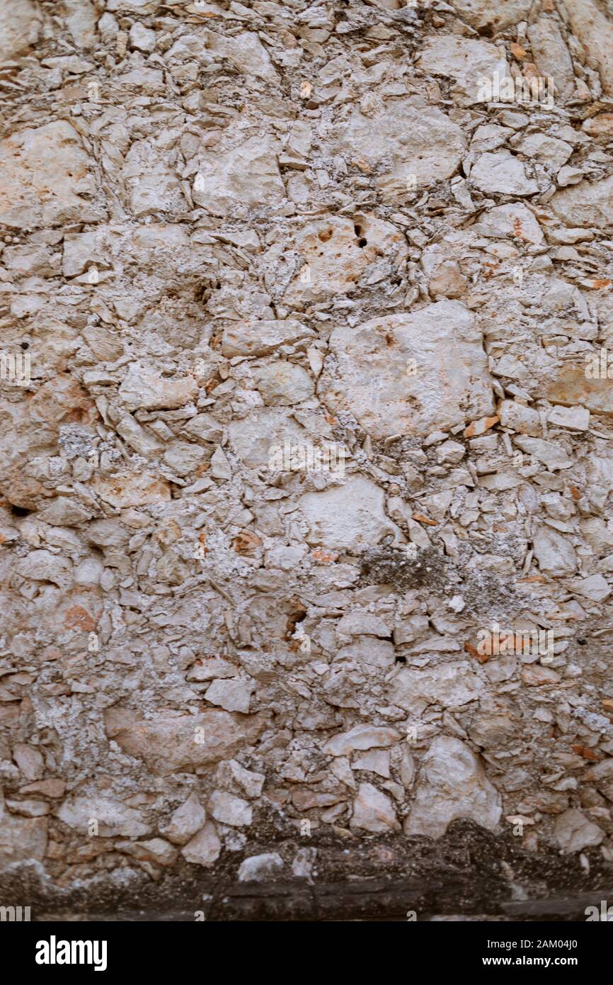 Vertical Stone Wall Mortar Texture Stock Photo Alamy