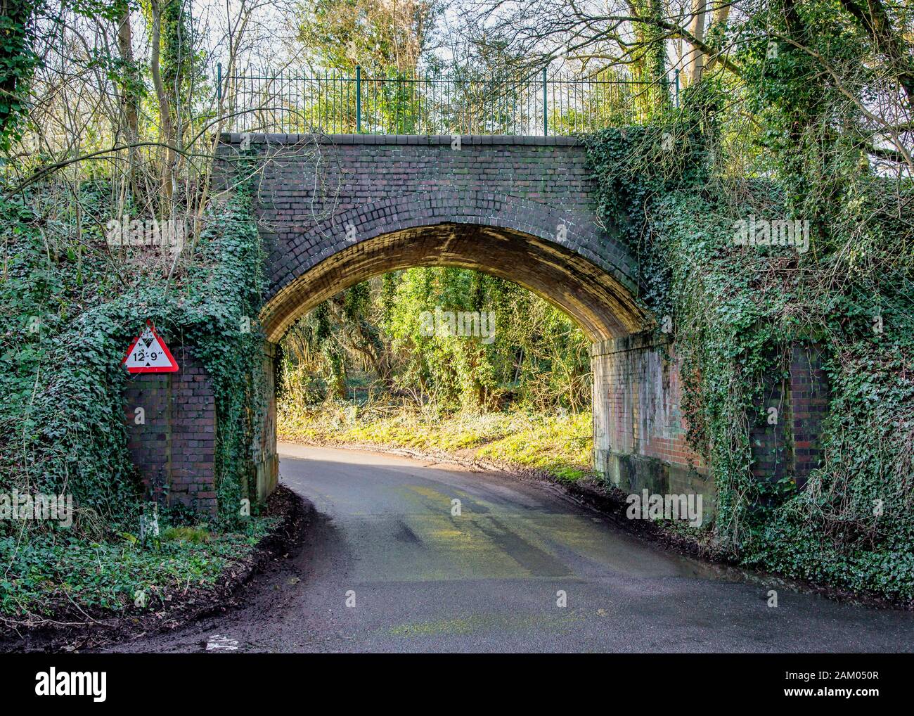 Old Railway Bridge, Green Lane, Studley is in the local news Stock