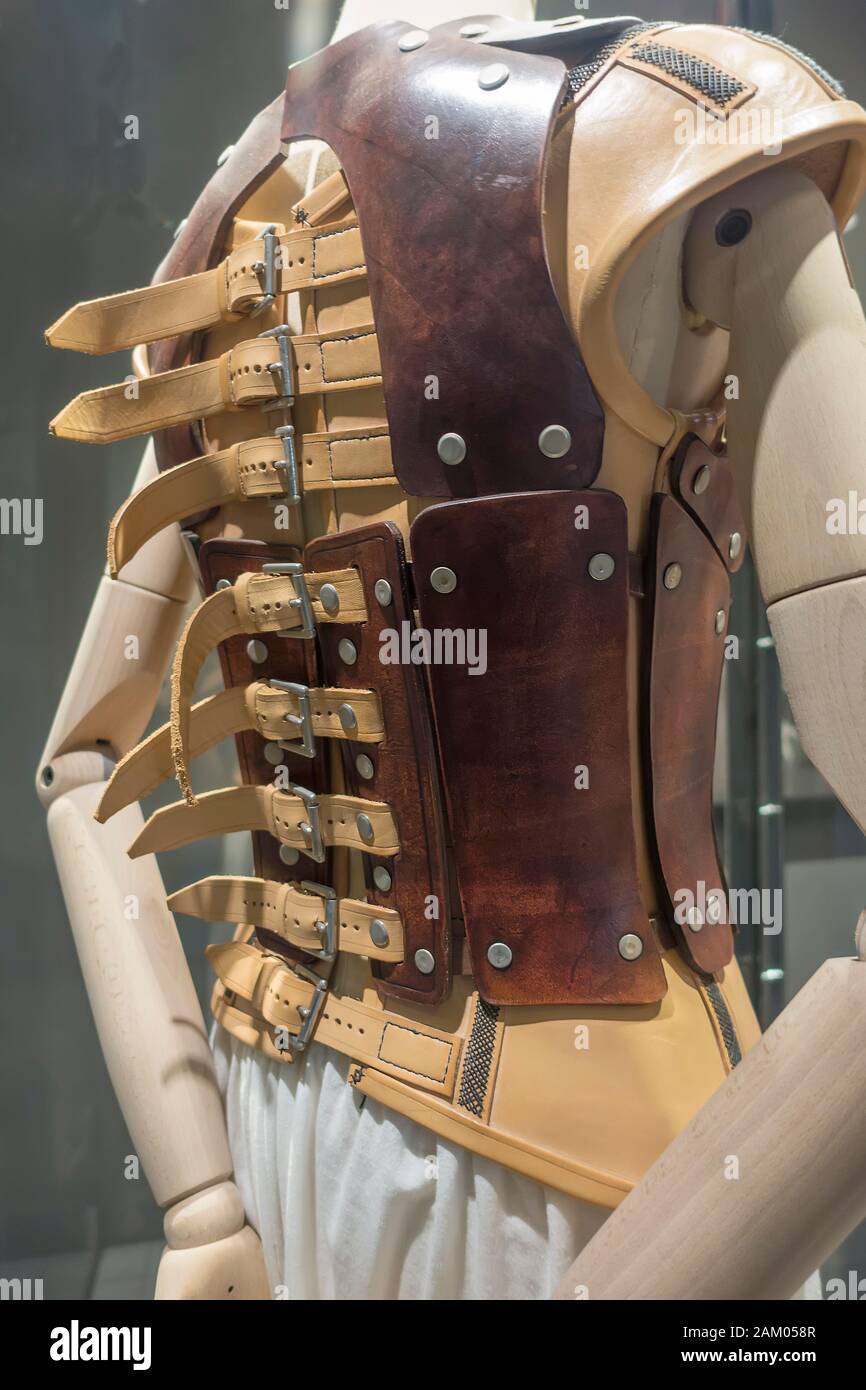 Frida Kahlo's orthopedic corset Stock Photo