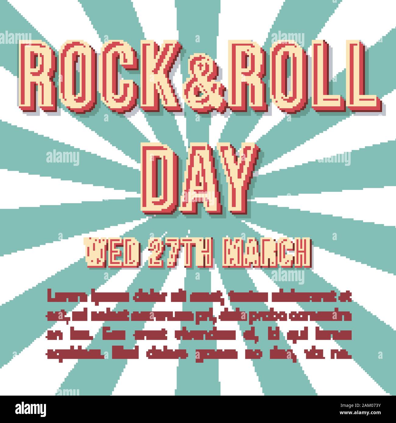 3d rock letter Stock Vector Images - Alamy