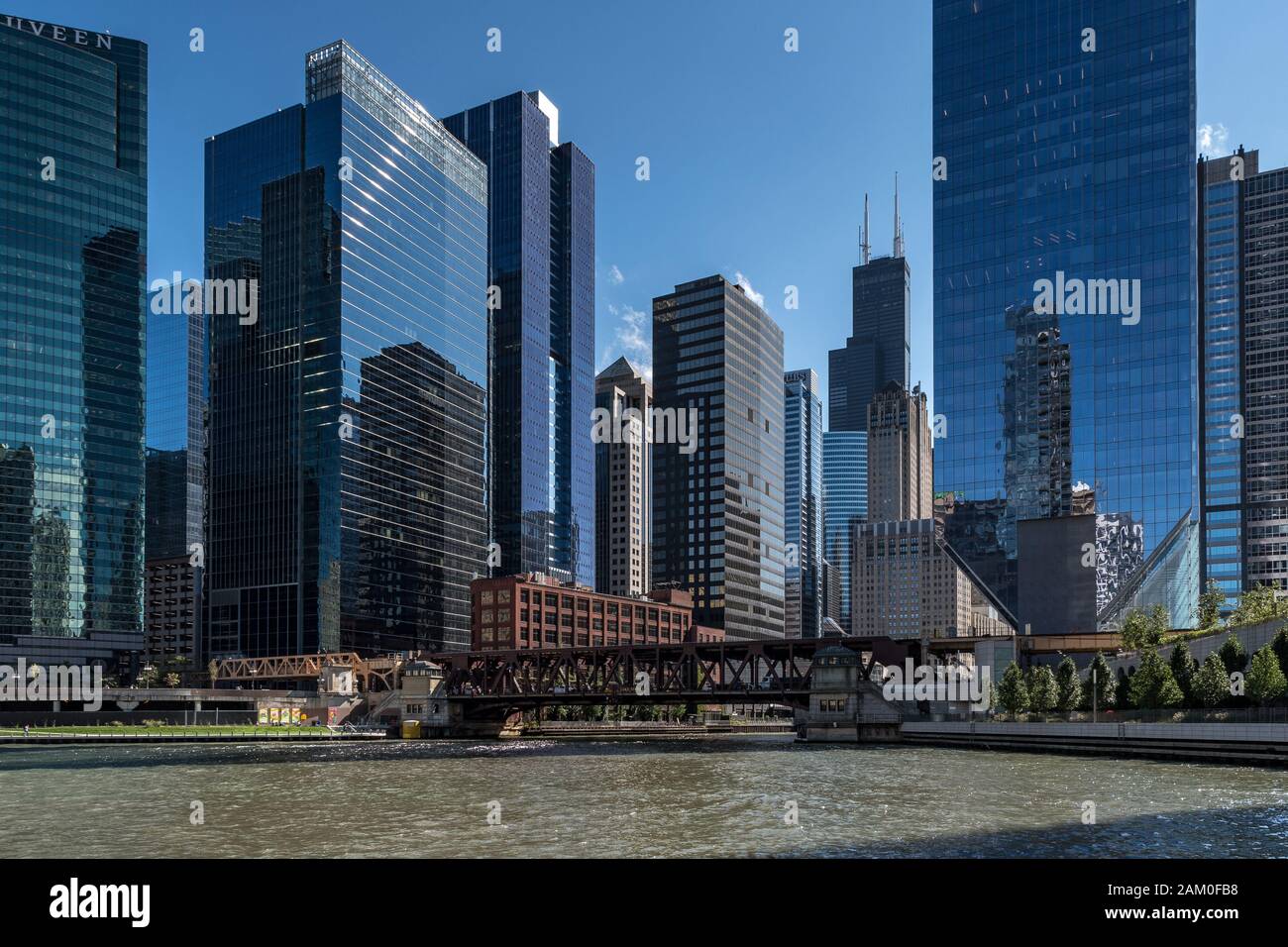 Chicago Architectural Boat Tour 0119 Stock Photo Alamy