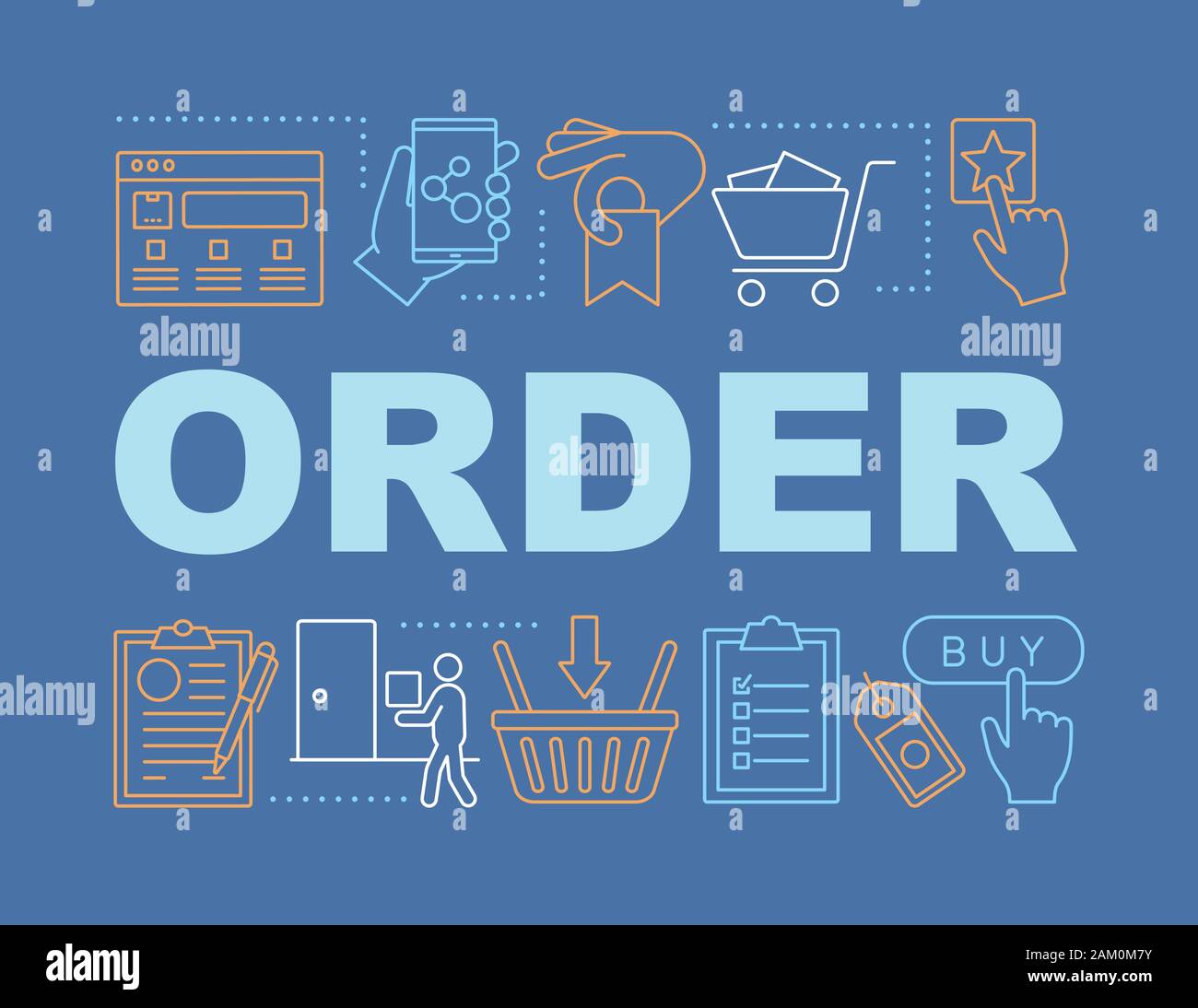 Order Word Concepts Banner Deal Making Shopping In Online Store