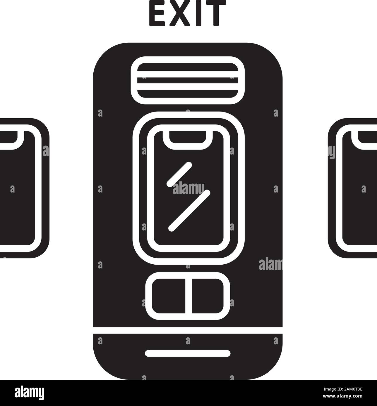 Emergency exit plane Cut Out Stock Images & Pictures Alamy