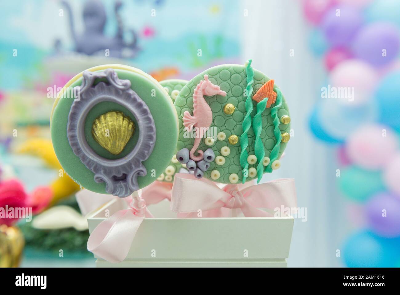 Children S Party Decoration Lollipop With Seabed Elements