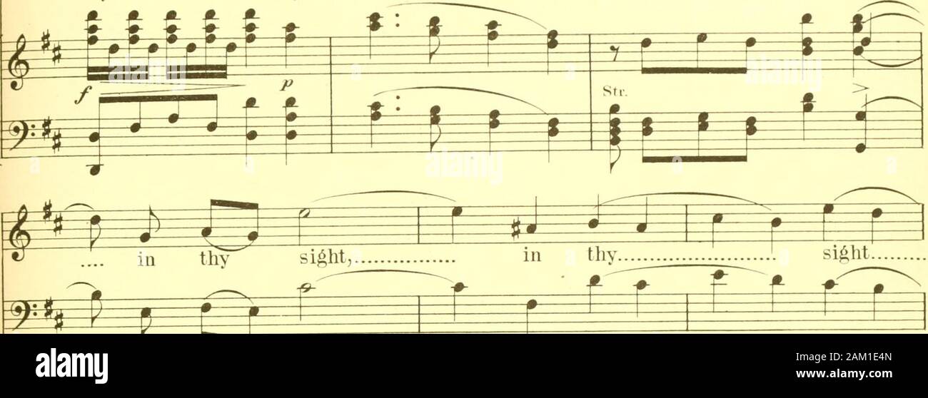 King David : an oratorio, written for the Leeds Musical Festival of 1883, the text selected from Holy writ . 145 ^=P=f ^^^ -0 0- she know _ eth th.it 1 liave found ^raco. ^^^^^-^ dav niv heart be _ liev _ eth that I may tind j^race... in thy si^ht, ^^ in Thy si^ht,. in Tliy. 1^ i ^^^^S ^ SI si^ht. £ * f * * .1 *f f I M -J . J I r J ^ my Lord 0 king, my Lord f S pi ^ i :? kin A, my Lord 0 ^ 0 Lord my God, 0 Lord my God, 0 Lord my iF urj J J J J J ^ ^ * Stock Photo