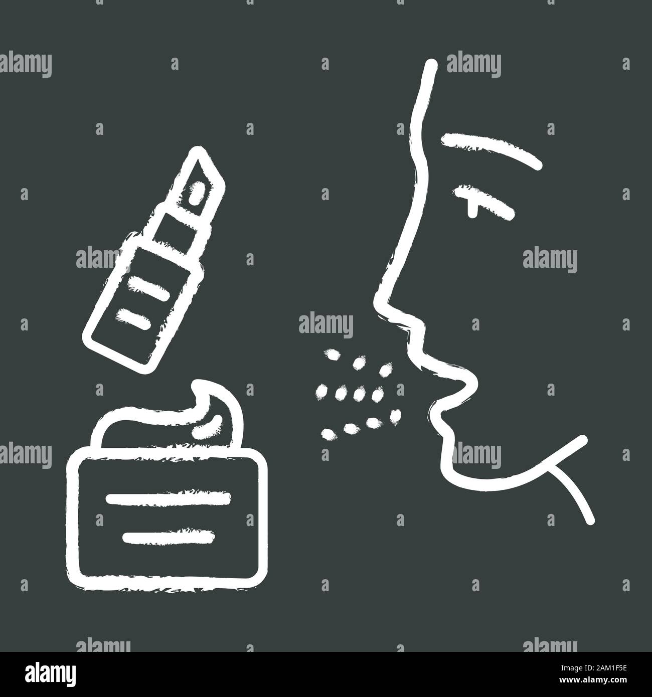 Skin testing for allergies Stock Vector Images Alamy