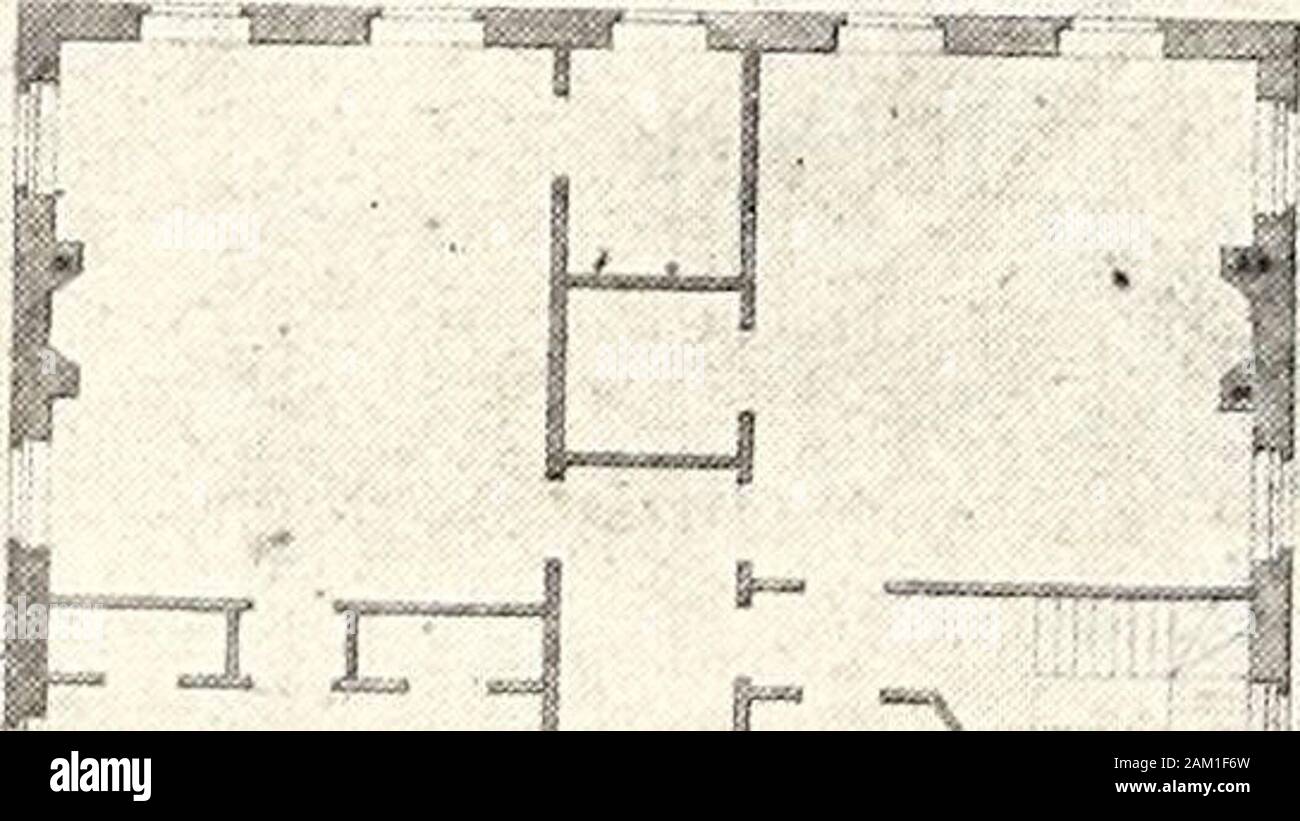 Domestic architecture of the American colonies and of the early republic . X -a I 1 i I i Bsa ijKai jsAt .disk zm Figure 112. Designs for the Hunnewell fShepley) house, Portland. Alexander Parris, 1805From the original drawing at the Boston Athenaeum of detail, and now drew upon them more often for the arrangement of the ensemble.A stricter reading of Palladio was Jeffersons new point of departure. Gibbss moremonumental designs and the Yitruvius Britannicus now first came into theirown. New publications made available the details of the style of the Adams.This was popularized especially by the Stock Photo