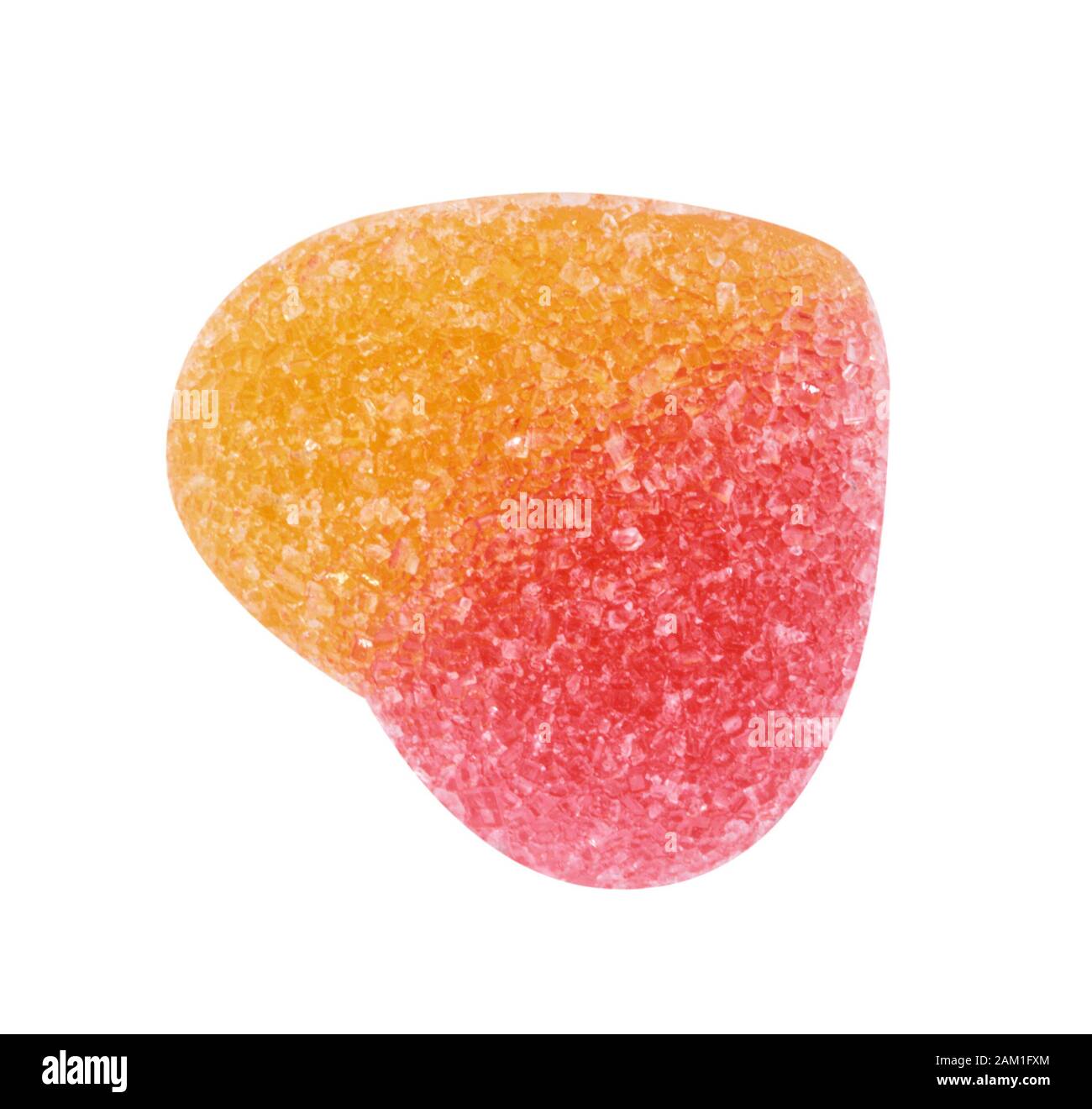 Fruit Jelly with Heart Shape Isolated Stock Photo Alamy